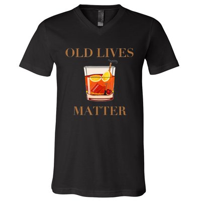 OLD LIVES MATTER V-Neck T-Shirt