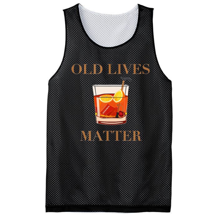 OLD LIVES MATTER Mesh Reversible Basketball Jersey Tank