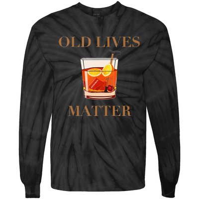 OLD LIVES MATTER Tie-Dye Long Sleeve Shirt