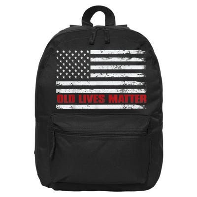 Old Lives Matter Birthday Gift 16 in Basic Backpack