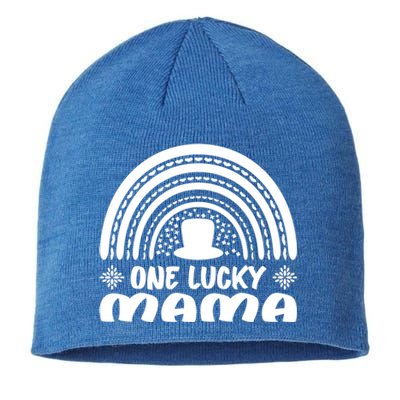 One Lucky Mama Great Gift St Patrick's Day Funny For Mama Meaningful Gift Sustainable Beanie