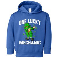 One Lucky Mechanic St Patricks Day Dabbing Leprechaun Gift Toddler Hoodie