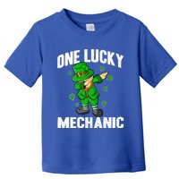 One Lucky Mechanic St Patricks Day Dabbing Leprechaun Gift Toddler T-Shirt