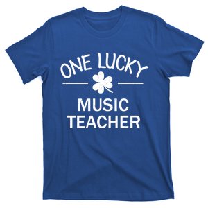 One Lucky Music Teacher Matching St Patricks Day Gift T-Shirt