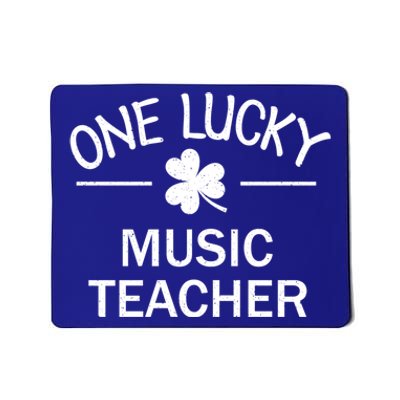 One Lucky Music Teacher Matching St Patricks Day Gift Mousepad