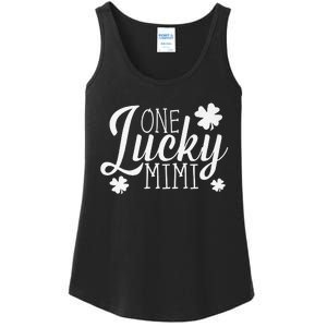 One Lucky Mimi Shamrock Gift For Saint Patrick's Day Ladies Essential Tank