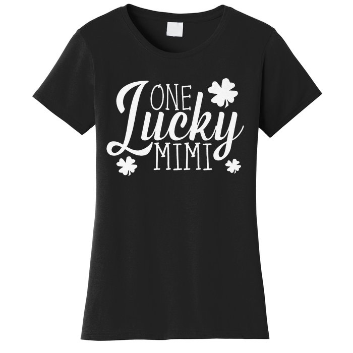 One Lucky Mimi Shamrock Gift For Saint Patrick's Day Women's T-Shirt