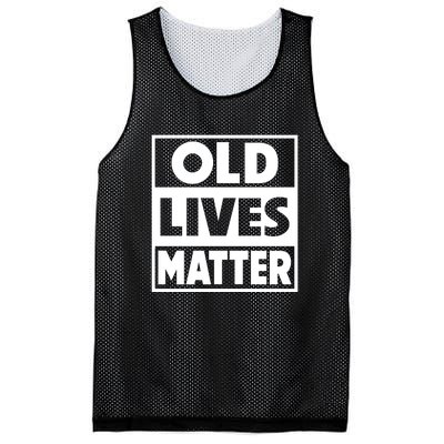 Old Lives Matter | Retirement Birthday Gifts For Dad Grandpa Old Man Senior Mesh Reversible Basketball Jersey Tank