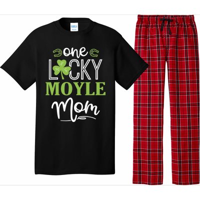 One Lucky Moyle Horse Mom Irish Horseback Riding Gift Pajama Set