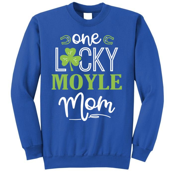 One Lucky Moyle Horse Mom Irish Horseback Riding Gift Sweatshirt