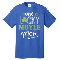 One Lucky Moyle Horse Mom Irish Horseback Riding Gift Tall T-Shirt