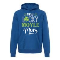 One Lucky Moyle Horse Mom Irish Horseback Riding Gift Premium Hoodie