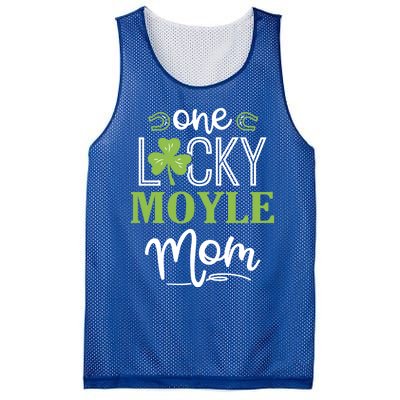 One Lucky Moyle Horse Mom Irish Horseback Riding Gift Mesh Reversible Basketball Jersey Tank