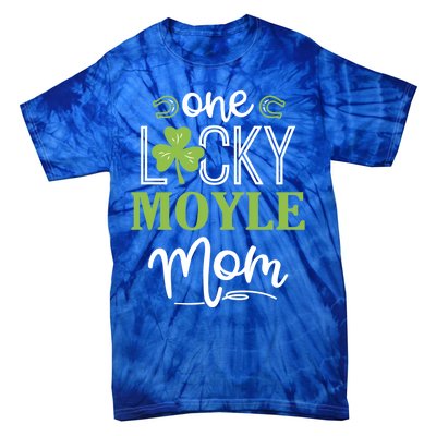 One Lucky Moyle Horse Mom Irish Horseback Riding Gift Tie-Dye T-Shirt