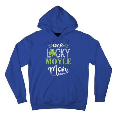 One Lucky Moyle Horse Mom Irish Horseback Riding Gift Tall Hoodie