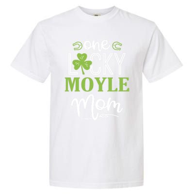 One Lucky Moyle Horse Mom Irish Horseback Riding Gift Garment-Dyed Heavyweight T-Shirt