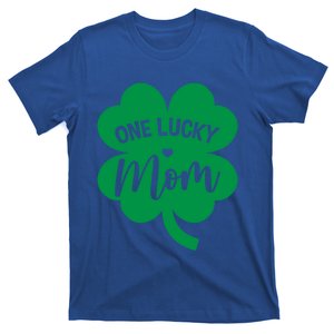 One Lucky Mom Shamrock Four Leaf Clover St Patricks Day Gift T-Shirt