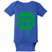 One Lucky Mom Shamrock Four Leaf Clover St Patricks Day Gift Baby Bodysuit