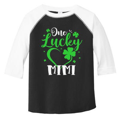 One Lucky Mimi Shamrock Irish St PatrickS Day Toddler Fine Jersey T-Shirt