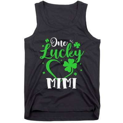 One Lucky Mimi Shamrock Irish St PatrickS Day Tank Top