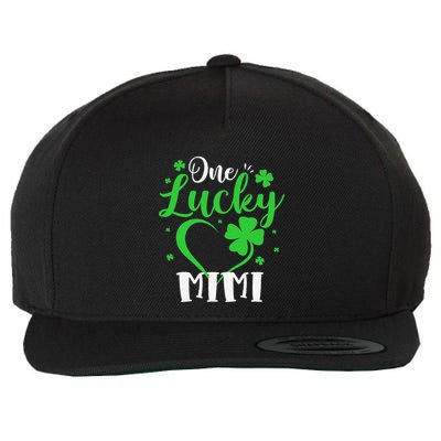One Lucky Mimi Shamrock Irish St PatrickS Day Wool Snapback Cap