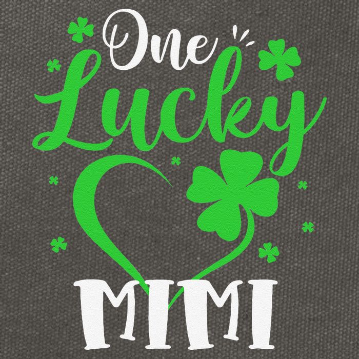 One Lucky Mimi Shamrock Irish St PatrickS Day Cotton Canvas Backpack