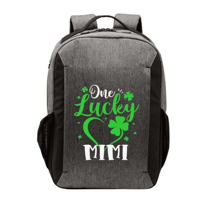 One Lucky Mimi Shamrock Irish St PatrickS Day Vector Backpack