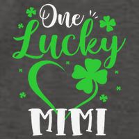 One Lucky Mimi Shamrock Irish St PatrickS Day Vector Backpack