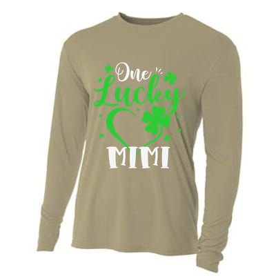 One Lucky Mimi Shamrock Irish St PatrickS Day Cooling Performance Long Sleeve Crew
