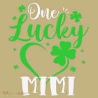 One Lucky Mimi Shamrock Irish St PatrickS Day Cooling Performance Long Sleeve Crew