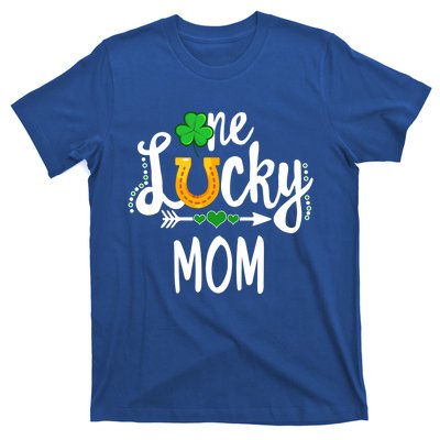 One Lucky Mom St Patricks Day Matching Mother Mommy Gift T-Shirt