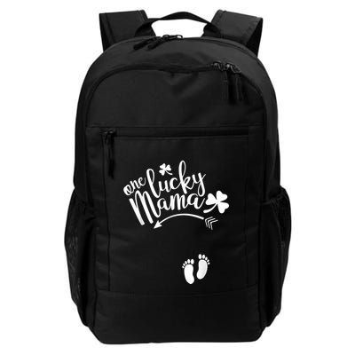 One Lucky Mama Cute St PatrickS Day Pregnancy Announcement Backpack