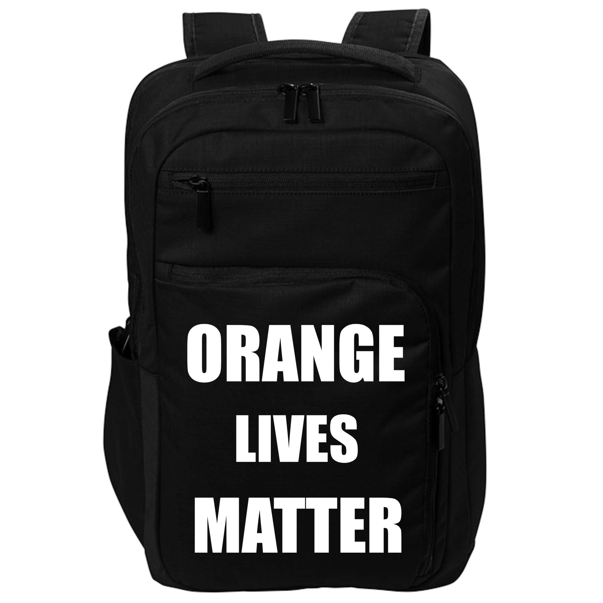 Orange Lives Matter Impact Tech Backpack