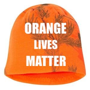 Orange Lives Matter Kati - Camo Knit Beanie