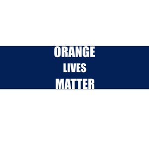 Orange Lives Matter Bumper Sticker