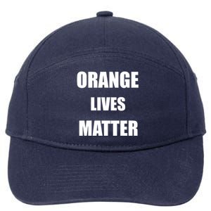 Orange Lives Matter 7-Panel Snapback Hat