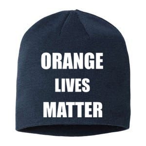 Orange Lives Matter Sustainable Beanie