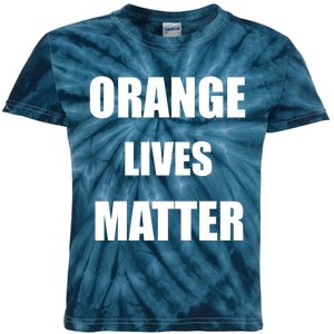 Orange Lives Matter Kids Tie-Dye T-Shirt