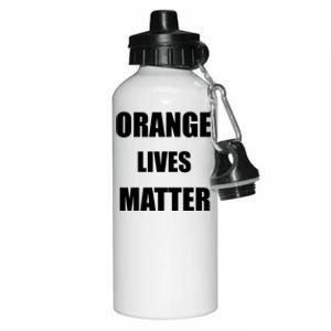 Orange Lives Matter Aluminum Water Bottle