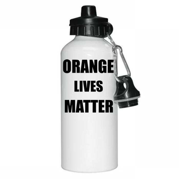 Orange Lives Matter Aluminum Water Bottle