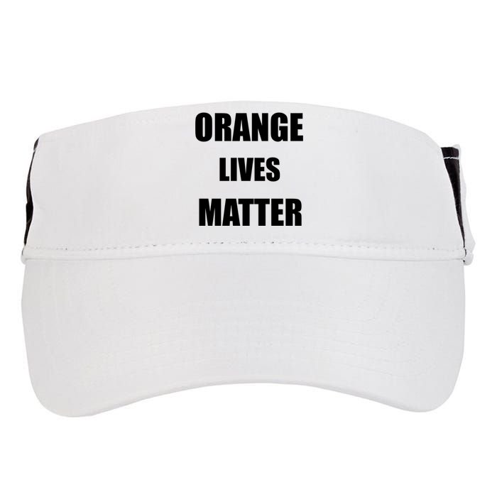 Orange Lives Matter Adult Drive Performance Visor