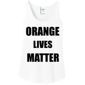 Orange Lives Matter Ladies Essential Tank