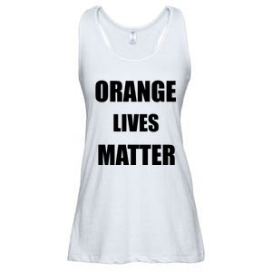 Orange Lives Matter Ladies Essential Flowy Tank