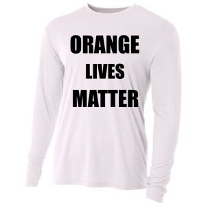 Orange Lives Matter Cooling Performance Long Sleeve Crew