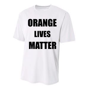 Orange Lives Matter Performance Sprint T-Shirt