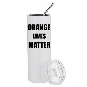 Orange Lives Matter Stainless Steel Tumbler