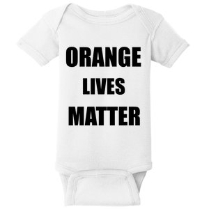 Orange Lives Matter Baby Bodysuit