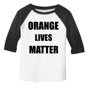 Orange Lives Matter Toddler Fine Jersey T-Shirt