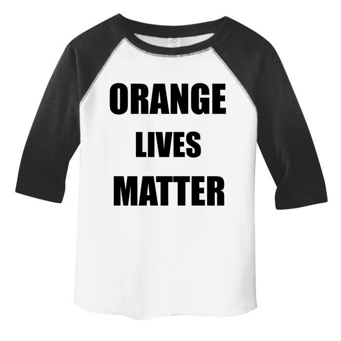 Orange Lives Matter Toddler Fine Jersey T-Shirt