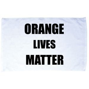 Orange Lives Matter Microfiber Hand Towel